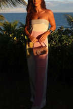 MILAN – Strapless Maxi Dress – 3963