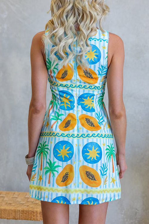 PORTO – Sleeveless Mini Dress – 4590