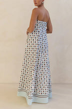 MALAGA – Strapless Maxi Dress – 9487