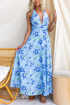 POSITANO – Halter Maxi Dress – 1148