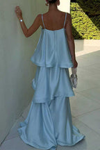 ATHENS – Satin Maxi Dress – 3908