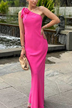 CORFU – One Shoulder Maxi Dress – 7556