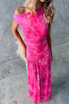 TAORMINA – Asymmetric Maxi Dress – 1383