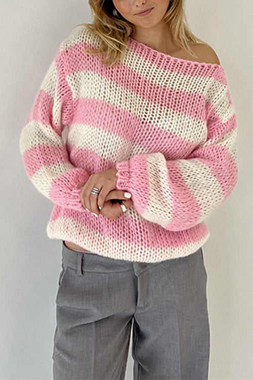 WARSAW – Striped Pullover Sweater – 7988