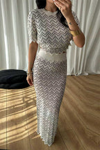 PALERMO – Crewneck Zigzag Top – 2068