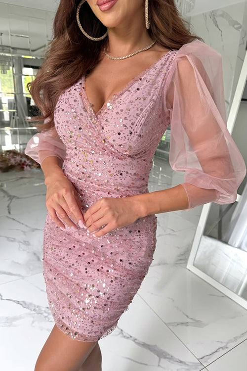 IBIZA – Sequin Bodycon Mini Dress – 4929