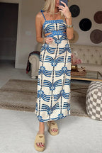 POSITANO – Tie Shoulder Maxi Dress – 2638