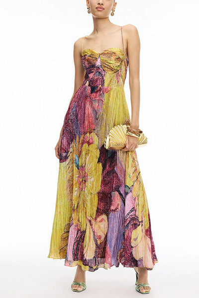 MALAGA – Floral Maxi Dress – 4041