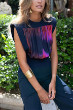 FORMENTERA – Sleeveless Printed Jumpsuit – 8643