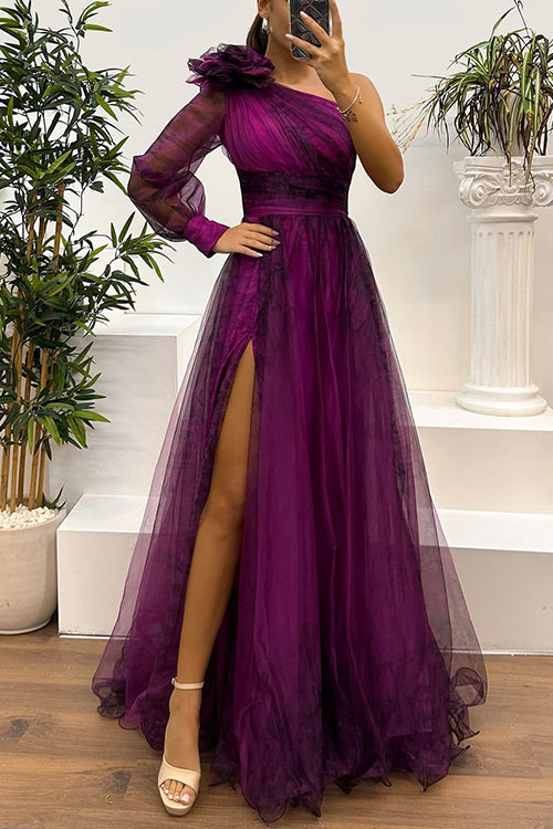 BIARRITZ – One Shoulder Maxi Dress – 9831