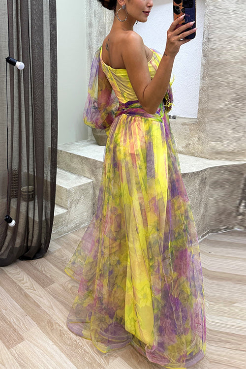 DUBROVNIK – One Shoulder Maxi Dress – 5155