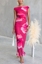 LISBON – Off Shoulder Maxi Dress – 6631