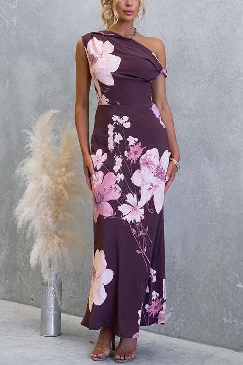 POSITANO – Asymmetrical Maxi Dress – 2539