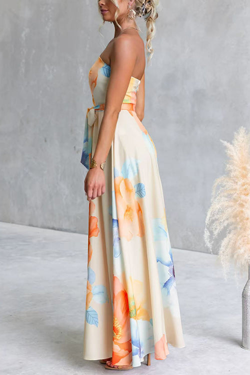 ATHENS – Strapless Maxi Dress – 6642