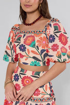 LYON – Puff Sleeve Crop Top – 6795