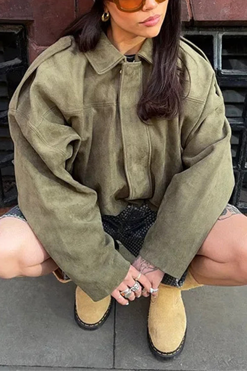 CORFU – Lapel Bomber Jacket – 5522