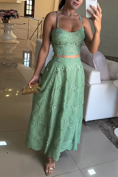 MARSEILLE – Embroidered Cami Set – 3070