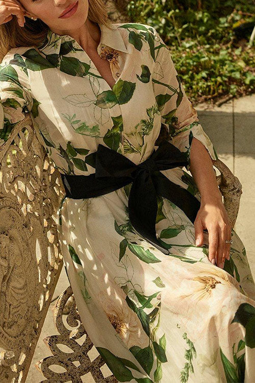 ANTIBES – Button-Up Maxi Dress – 6541