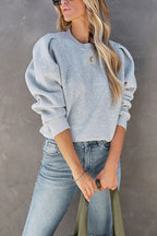 STOCKHOLM – Puff Sleeve Sweatshirt – 2524