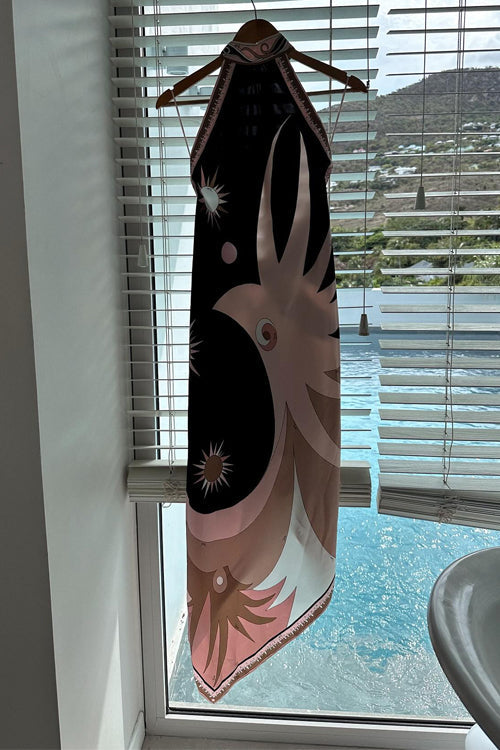 SALERNO – Halter Midi Dress – 4119