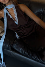 VENICE – Satin Lace Top – 2532