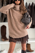 GENEVA – Turtleneck Pullover Sweater – 1097