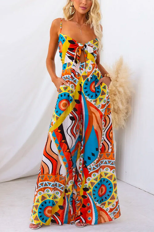 MYKONOS – Wide Leg Jumpsuit – 9131