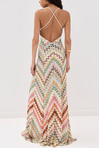LISBON – V-Neck Maxi Dress – 2997