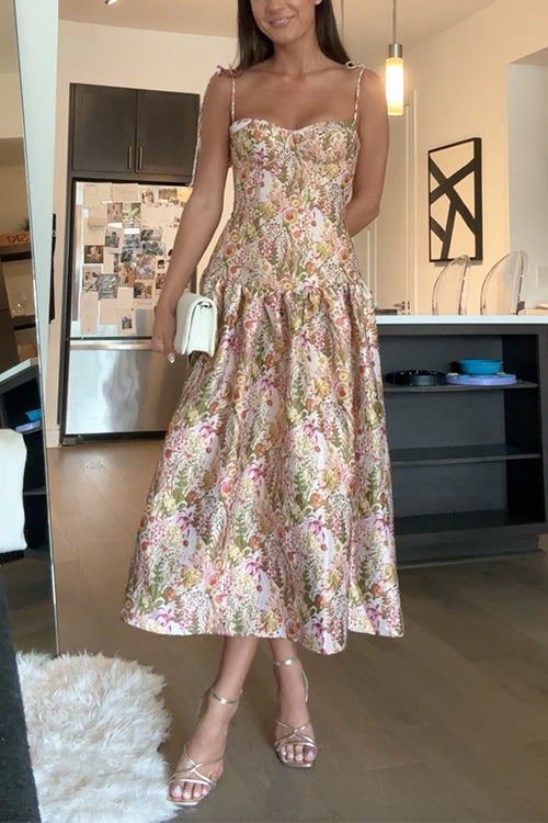 TAORMINA – Jacquard Midi Dress – 6377