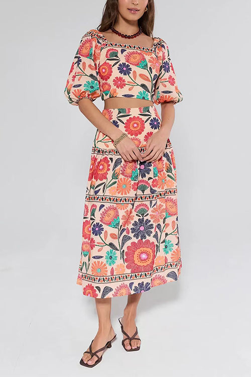 LYON – Puff Sleeve Crop Top – 6795