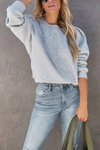 STOCKHOLM – Puff Sleeve Sweatshirt – 2524