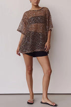 LYON – Sequin Crochet Top – 4616