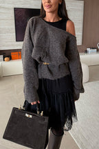 BERLIN – One Shoulder Pullover – 8641