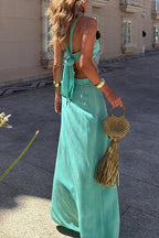 ALICANTE – Color Block Maxi Dress – 3629