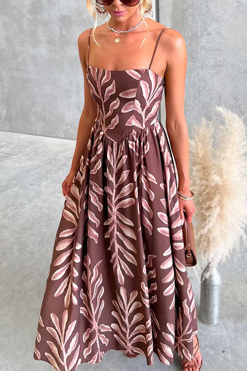 PALERMO – Spaghetti Strap Maxi Dress – 9146