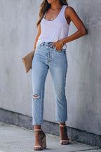 MILAN – High Rise Skinny Jeans – 3449