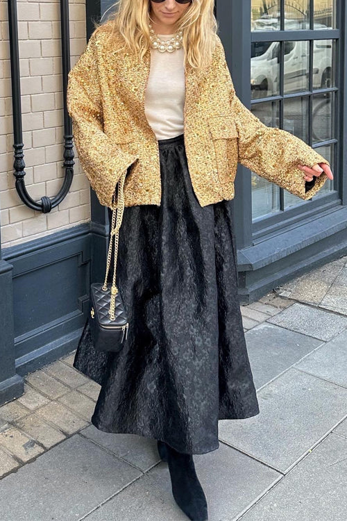 PRAGUE – Sequin Bomber Jacket – 8694