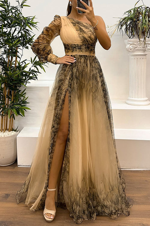 BIARRITZ – One Shoulder Maxi Dress – 9831