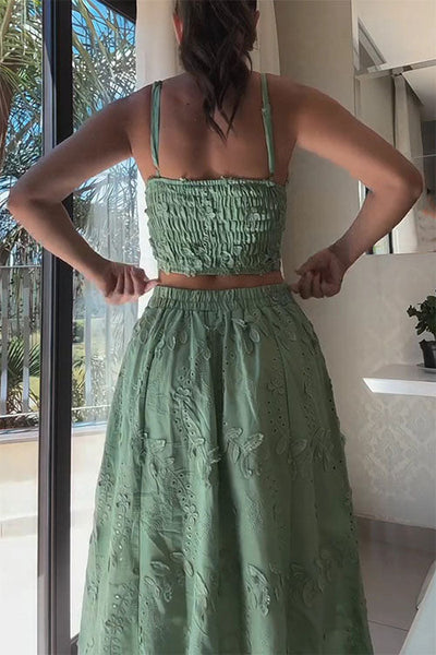 MARSEILLE – Embroidered Cami Set – 3070