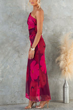 VALENCIA – One Shoulder Maxi Dress – 5110