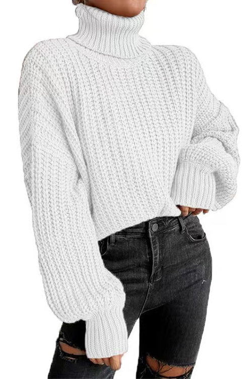RIGA – Drop Shoulder Turtleneck – 4627
