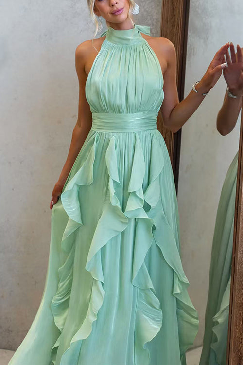 MARSEILLE – Halter Maxi Dress – 3506