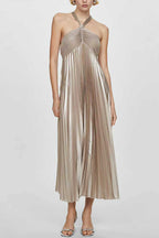 MYKONOS – Metallic Maxi Dress – 2197