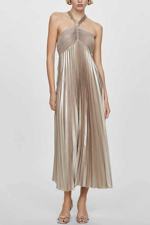 MYKONOS – Metallic Maxi Dress – 2197