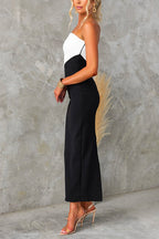 CORFU – Strapless Bodycon Midi Dress – 6826