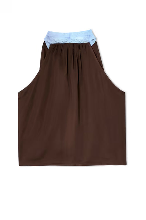 VENICE – Satin Lace Top – 2532