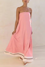 MALAGA – Strapless Maxi Dress – 9487
