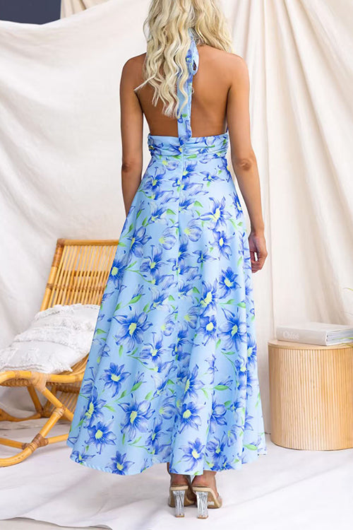 POSITANO – Halter Maxi Dress – 1148
