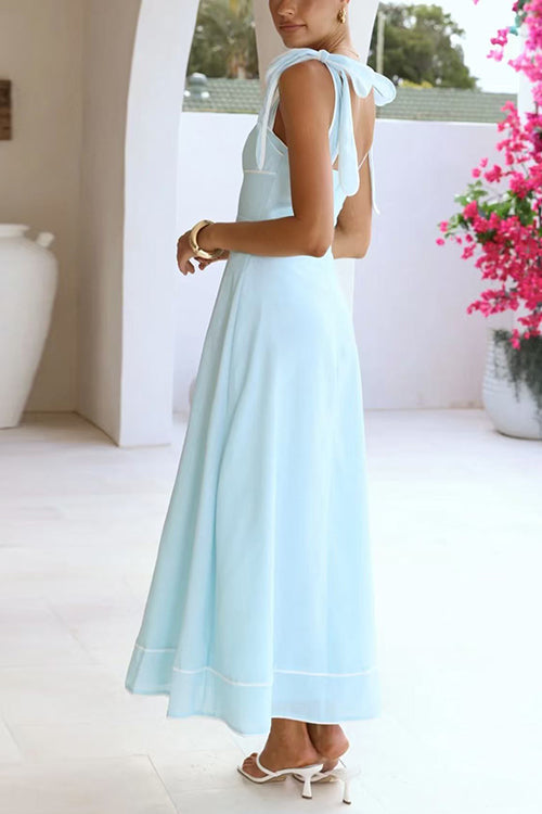 CORFU – Sleeveless Maxi Dress – 6980