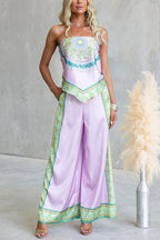 CANNES – Strapless Printed Top – 6681